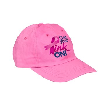 Get Your Pink On! Classic Baseball Cap With Buckle Closure from Positive Promotions