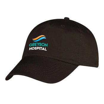 Black Baseball Cap - Heat-Transfer Personalization Available from Positive Promotions