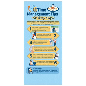 6 Time Management Tips for Busy People E-Z 2 Stick Glancer - One-Color ...