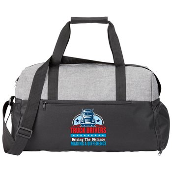 Truck Drivers: Driving the Distance, Making a Difference Ace Everyday Weekender Duffel Bag from Positive Promotions