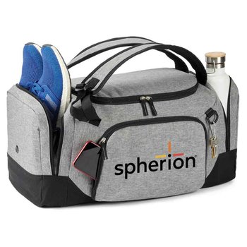 Workplace Safety 2-in-1 Hybrid Duffel Bag/Backpack - Personalization Available from Positive Promotions