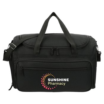 Weekender Duffel Bag With Adjustable Shoulder Strap - Embroidered Personalization Available from Positive Promotions