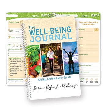Relax, Refresh, Recharge The Well-Being Journal: Building Healthy Habits for Life from Positive Promotions