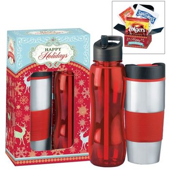 Deluxe Hot & Cold Beverage Gift Set from Positive Promotions