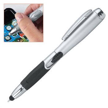 3-In-1 Stylus, Pen & Light from Positive Promotions