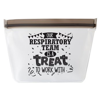 Our Respiratory Team Is A Treat To Work With Reusable Food Storage Bag from Positive Promotions