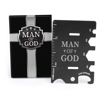 Man of God 10-in-1 Multi-Tool & Phone Stand from Positive Promotions