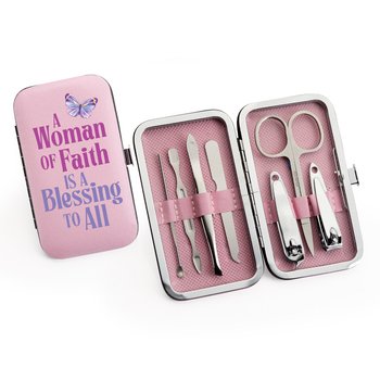 A Woman of Faith Is a Blessing to All 7-Piece Manicure Set from Positive Promotions