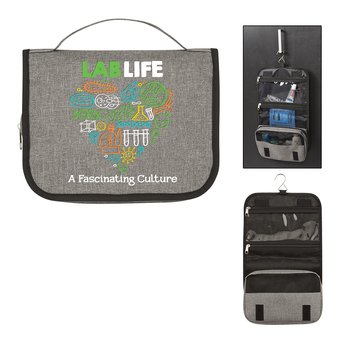 Lab Life: A Fascinating Culture Travel Carry-All Hanging Toiletry Bag from Positive Promotions