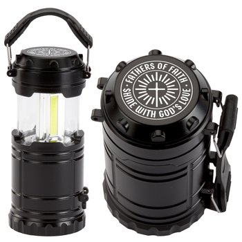 Fathers of Faith Shine With God's Love Mini 2-in-1 Portable Lantern & Flashlight from Positive Promotions