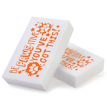 Be PAWS-itive; You've Got This! Erasers - Pack of 25 from Positive Promotions