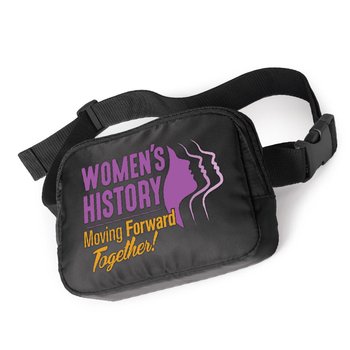 Women's History: Moving Forward Together! Sedona 2-in-1 Sling Belt Bag from Positive Promotions