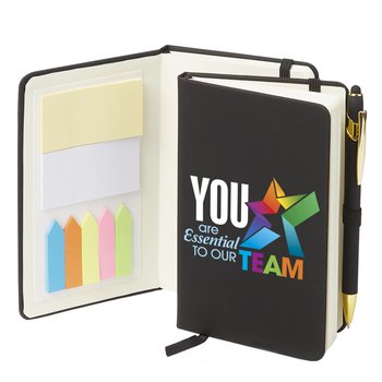 You Are Essential to Our Team Stanton Jotter With Sticky Notes & Stylus Pen from Positive Promotions