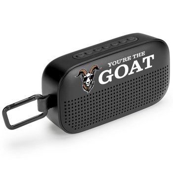 You're the GOAT Soundwave 3-in-1 IPX5 Water-Resistant Wireless Bluetooth® Speaker, Sound Machine, & Phone Stand from Positive Promotions
