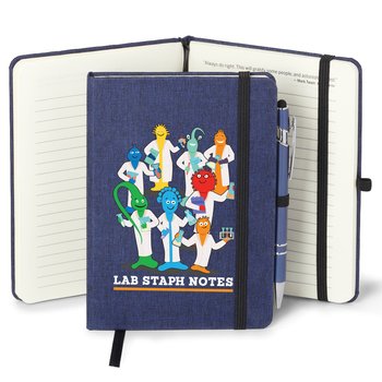 Medical Laboratory Professionals Heathered Journal from Positive Promotions