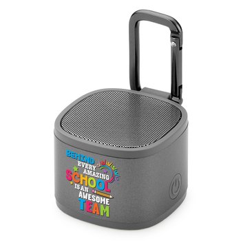 Behind Every Amazing School Is an Awesome Team SoundJam 2-in-1 Magnetic Bluetooth® Speaker & MagSafe Phone Stand from Positive Promotions
