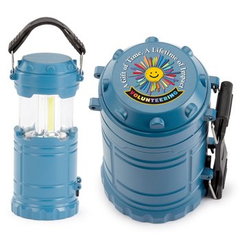 Volunteering: A Gift of Time, A Lifetime of Impact Mini 2-in-1 Portable Lantern & Flashlight from Positive Promotions
