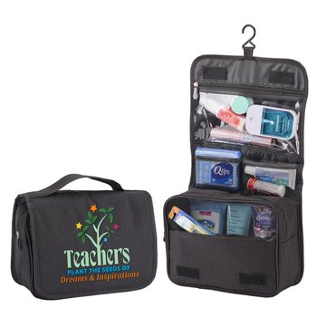 Teachers Plant the Seeds of Dreams & Inspirations Travel Carry-All Hanging Toiletry Bag from Positive Promotions