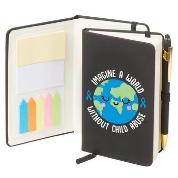 Imagine a World Without Child Abuse Stanton Jotter With Sticky Notes & Stylus Pen from Positive Promotions