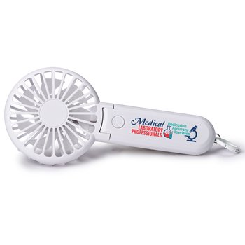 Medical Laboratory 2-1 3 Speed Recharging Fan from Positive Promotions