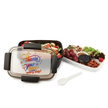 Thanks for Bringing Your Best Every Day! Locking Stacker Food Container 68 oz. from Positive Promotions