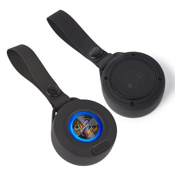 Thanks for Bringing Your Best Every Day! SoundGo IPX4 Bluetooth® Water-Resistant Speaker With Strap from Positive Promotions