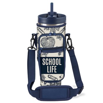 School Life All-Day Hydration Carry-All 30-/40-oz. Tumbler Bag With Adjustable Strap from Positive Promotions