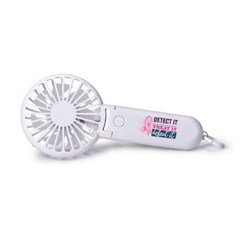 Detect It Treat It Defeat It 2-In-1 3 Rechargeable Fan from Positive Promotions