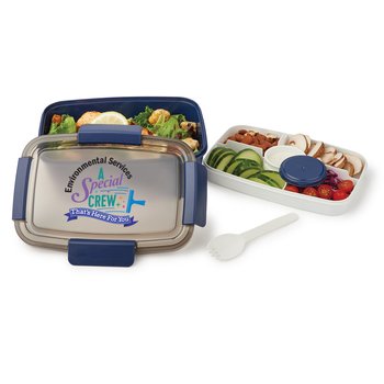 Environmental Services Locking Stacker Food Container 68-Oz. from Positive Promotions