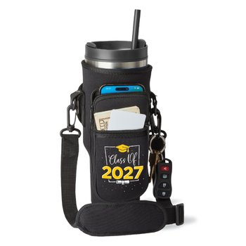 Class of 2027 All-Day Hydration Carry-All 30-/40-oz. Tumbler Bag With Adjustable Strap from Positive Promotions