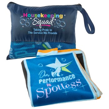Housekeeping Eco Blanket w/Pouch from Positive Promotions