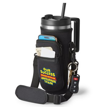 All-Day Hydration Carry-All 30-/40-Oz. Tumbler Bag W/Adjustable Strap from Positive Promotions