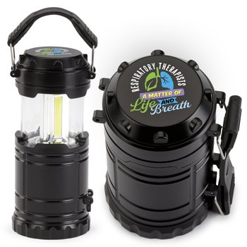 Respiratory Therapists: A Matter Of Life And Breath Mini 2-in-1 Portable Lantern & Flashlight from Positive Promotions