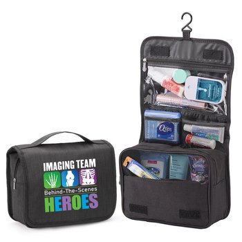 Imaging Team Travel Carry-All Hanging Toiletry Bag from Positive Promotions