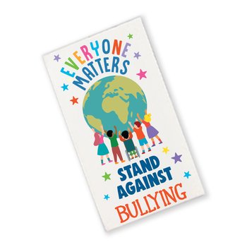 Everyone Matters: Stand Against Bullying Erasers - Pack of 25 from Positive Promotions