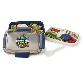 Operating Room Team: The Sharpest Team Around Locking Stacker Food Container 68 oz. from Positive Promotions