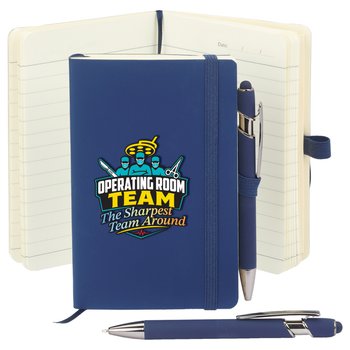 Operating Room Team: The Sharpest Team Around Mini Pocket Journal With Mini Metal Stylus Pen from Positive Promotions