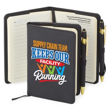 Supply Chain Team Keeps Our Facility Running Stanton Jotter With Sticky Notes & Stylus Pen from Positive Promotions
