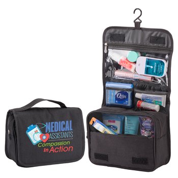 Medical Assistants: Compassion In Action Travel Carry-All Hanging Toiletry Bag from Positive Promotions