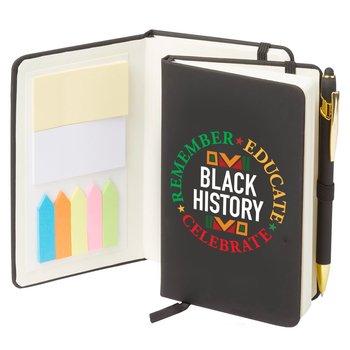 Black History: Remember, Educate, Celebrate Stanton Jotter With Sticky Notes & Stylus Pen from Positive Promotions