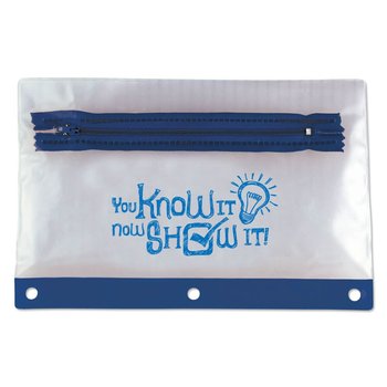 You Know It, Now Show It! Pencil Pouch - Pack of 10 from Positive Promotions