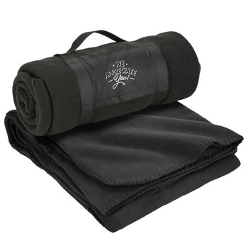 We Appreciate You! Roll-Up Eco Blanket from Positive Promotions
