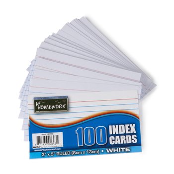 Index Cards from Positive Promotions