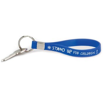 Stand Up For Children Key Tag Bracelet from Positive Promotions