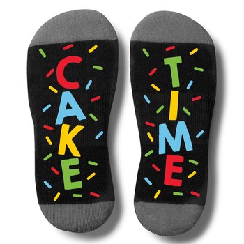 Cake Time Happy Happy Birthday Ankle Socks from Positive Promotions