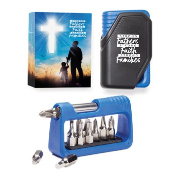 Strong Fathers, Strong Faith, Strong Families Screwdriver Kit from Positive Promotions