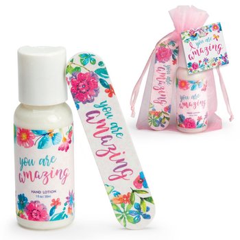Breast Cancer Awareness 2-Piece Spa Kit from Positive Promotions