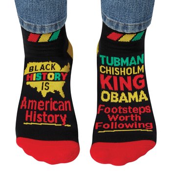 Black History Is American History Ankle Socks from Positive Promotions
