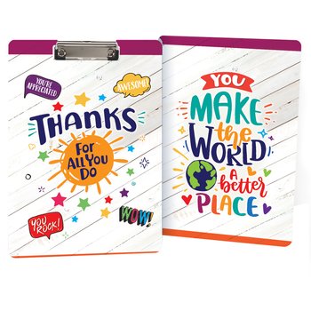 You Make The World A Better Place Clipboard from Positive Promotions