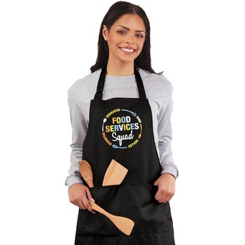 Food Services Squad Full-Length Apron With Pockets from Positive Promotions